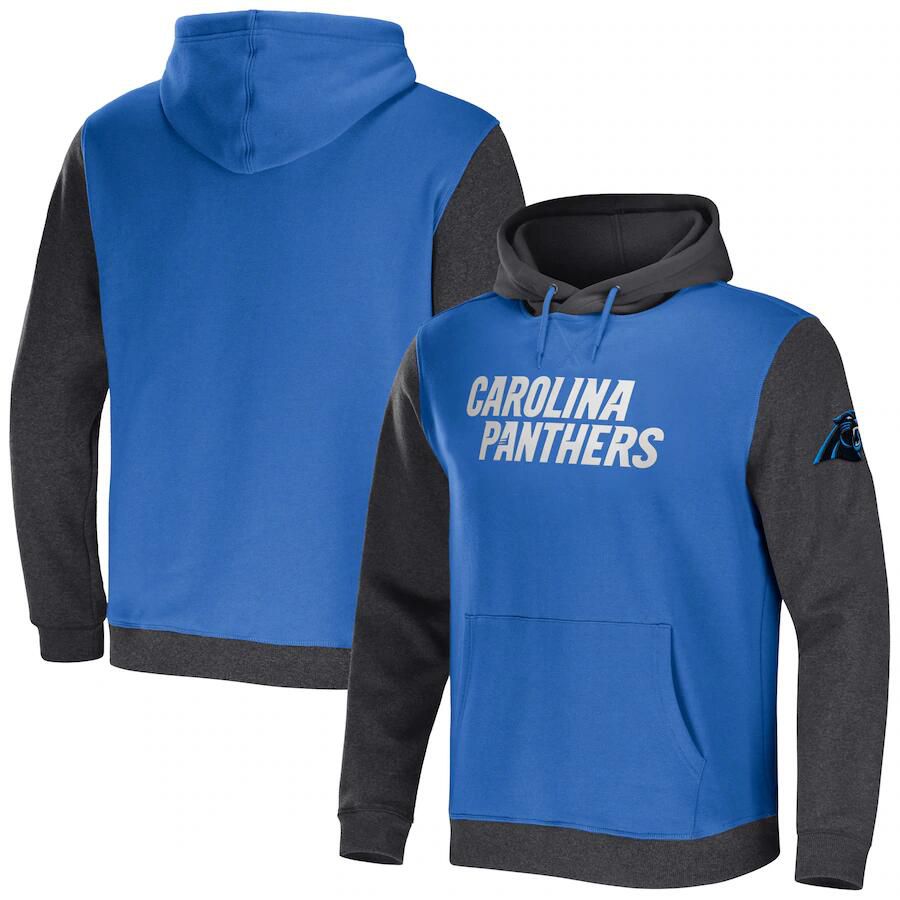 Men 2023 NFL Carolina Panthers blue Sweatshirt style 1